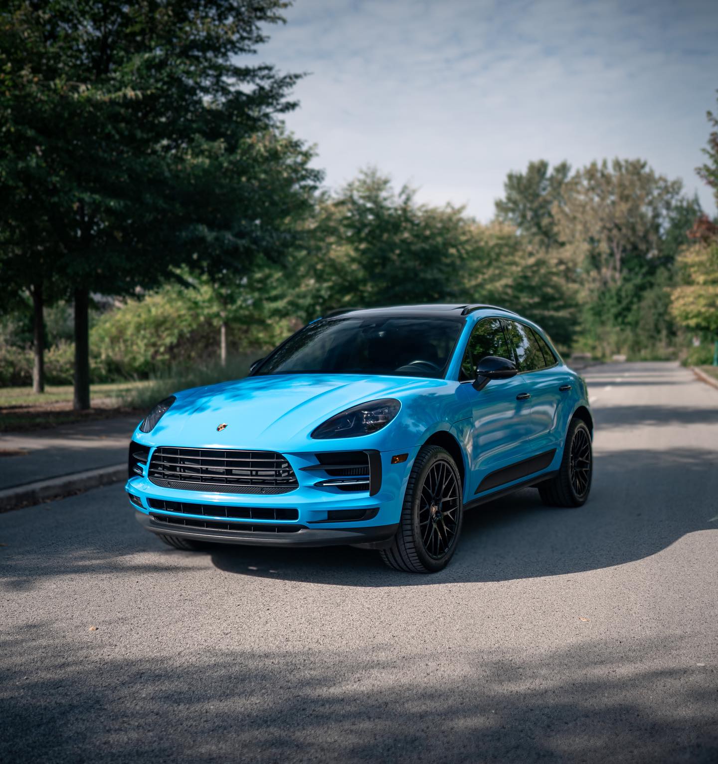 Porsche Macan S, Turquoise Blue